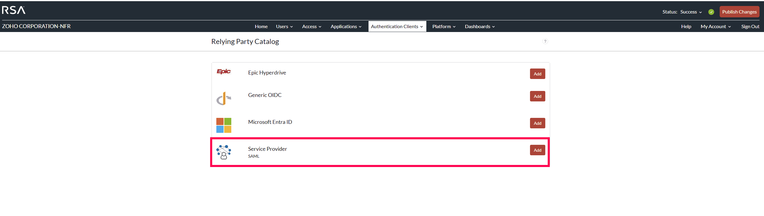 rsa-cloud-authentication-custom-sp-adselfserviceplus Setting up a custom authenticator in RSA Cloud